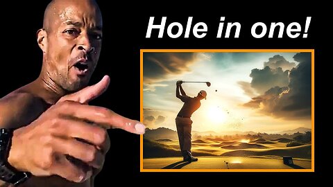 David Goggins Playing Golf