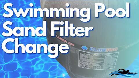 Swimming Pool Filter Sand Change [ Jacuzzi / Club Pro Laser 250 ]