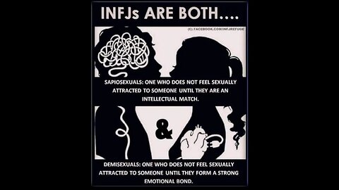 INFJ´s are both - Sapiosexuals and Demisexuals ➡️ How This can End Up in Codependency ⁉️