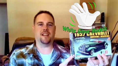 1937 Chevrolet Convertible Build Part 1 - Lindberg 1/32 Scale Static Model Kit