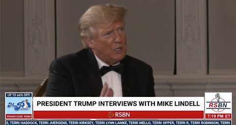 President Trump interviews with Mike Lindell 11/16/21