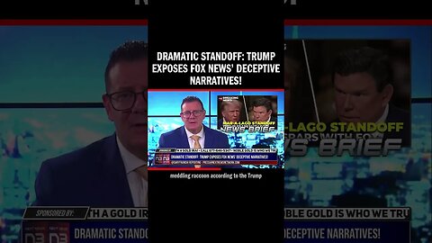 Dramatic Standoff: Trump Exposes Fox News’ Deceptive Narratives!