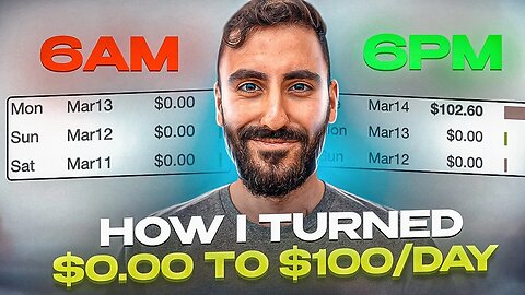 How I Turned $0.00 to $100⧸DAY Using a Black Hat Method (Affiliate Marketing 2023)