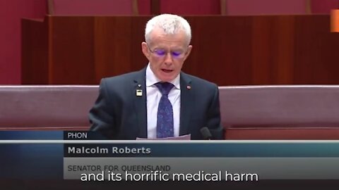 AUSSIE SENATOR MALCOLM ROBERTS THROWS DOWN AGAINST GOVERNMENT COVID-CRIMINALS