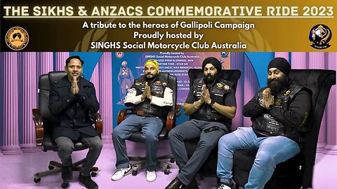 The Sikhs & Anzacs Commemorative Ride 2023