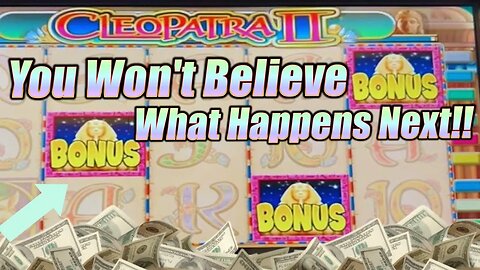 MASSIVE DOUBLE JACKPOTS!!! ☆ Diamond Queen & Cleo 2 Strike it Rich in Las Vegas!