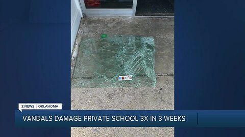 Vandals damage private school 3x in 3 weeks