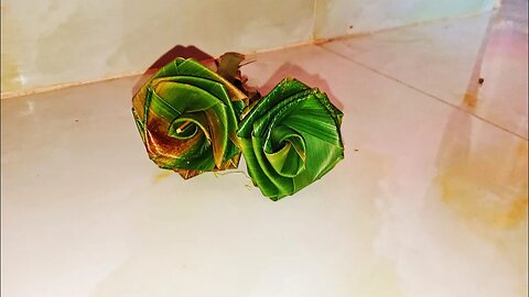 🌹 Rose From Coconut Leaf !! 😜 - Eira's Tube - Coconut Leaf Crafts