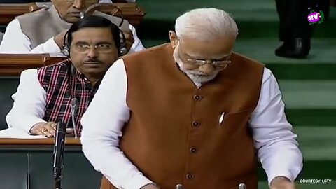 PM Modi's hilarious speech in parliament.