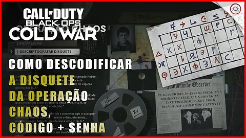 Call of Duty: Cold War, Como descodificar a disquete da Operação Chaos com mensagem codificada