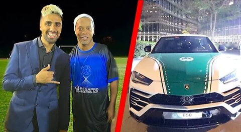 I MET RONALDINHO in DUBAI !!! POLICE SUPERCARS...