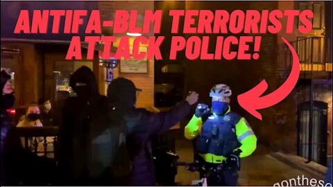 Antifa-BLM Terrorists Attack Police, Threaten To "Burn It Down" In Washington D.C.!