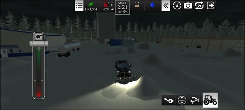 Farming USA 2 - plowing snow and driving snowmobile