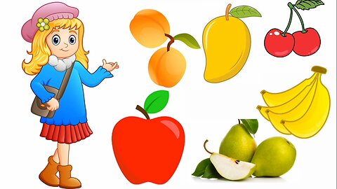 Fruits name|explore fruits with their colors|fruits name in English