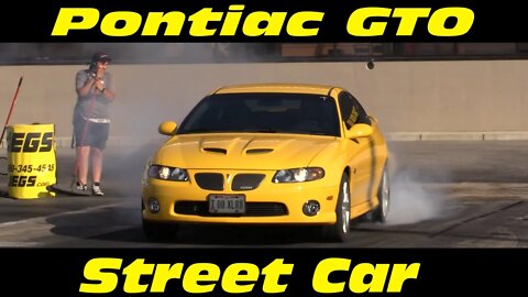 Pontiac GTO Street Car Drag Racing Wednesday Night Drags