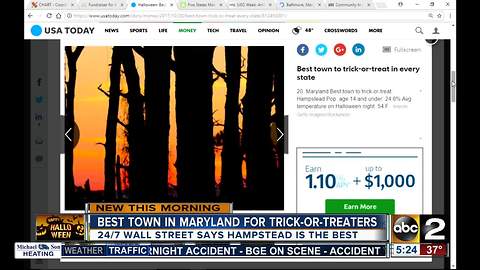 Hampstead: Best town for trick-or-treaters in MD