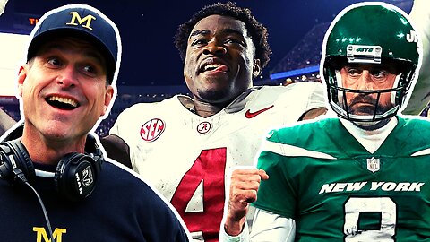 Alabama ESCAPES Auburn, Michigan BEATS Ohio State For Jim Harbaugh, Aaron Rodgers Comeback