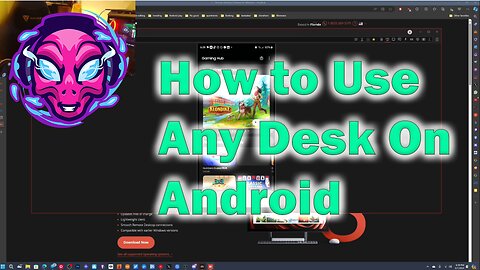 How to use AnyDesk with Android/iPhone on windows!