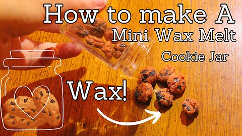 🍪 Making a MINI Wax Melt Cookie Jar! 🍪