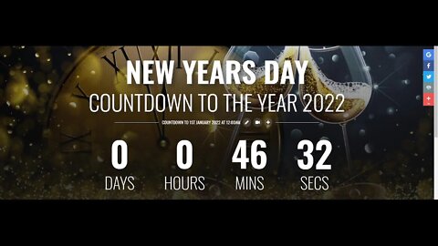 Countdown to the year 2022