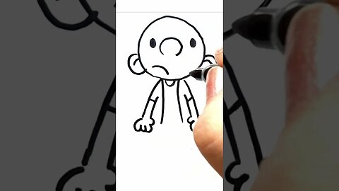 How to draw and paint Greg from Diary of a Wimpy Kid