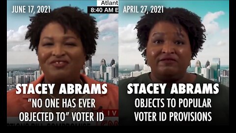 Stacey Abrams Flips Flops on Voter ID