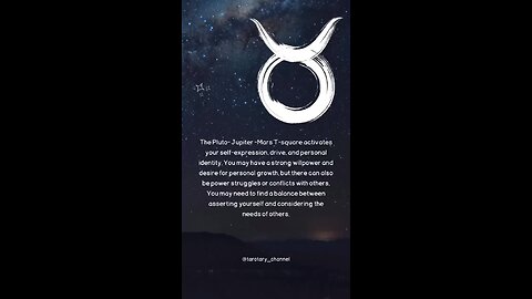 PLUTO - JUPITER - MARS T-square influence for TAURUS #taurus♉️ #pluto #jupiter #mars #tarotary