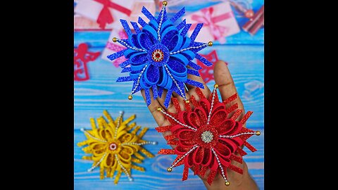 DIY Christmas Decorations🎄How to Make Paper Christmas Snowflake❄️