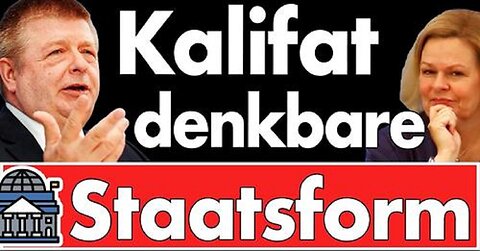 'Kalifat denkbare Staatsform' Skandal von Haldenwang bei PK zum Verfassungsschutzbericht 2023!