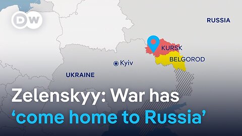 Ukraine says it holds around 1,000 square kilometers of Russian territory | DW News