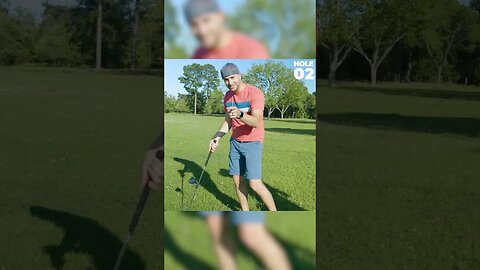 #shorts | WE PLAY REDNECK GOLF | GARDEN GOLF | GOPRO ATTACHED TO GOLF CLUB EPIC VIEW | CIWTG