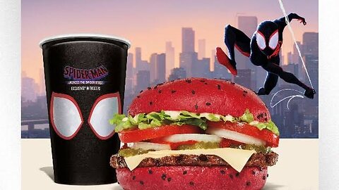 Spider verse Whopper recipe, red whopper, burger king