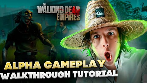 THE WALKING DEAD EMPIRES MMORPG ALPHA GAMEPLAY WALKTHROUGH