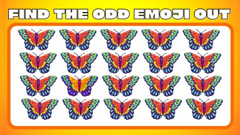 How Good Are Your Eyes | Find The Hidden Odd Emoji