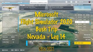 MSFS2020 Multiplayer Bush Trip Nevada Leg 14