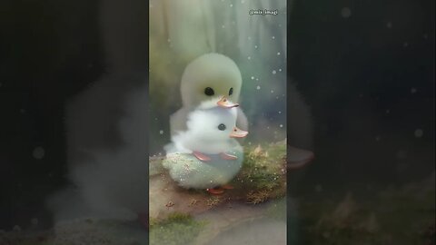 FLUFFY LITTLE DUCK, ( AI ART, AI GENERATORS ) @MIX_IMAGI