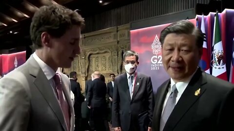 Watch as Chinese President Xi Jinping confronts Canadian Prime Minister Justin Trudeau,