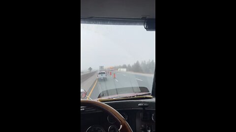 Truck Off roading on Highway 401