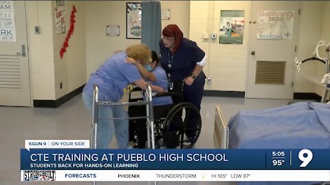 CTE training at Pueblo High School