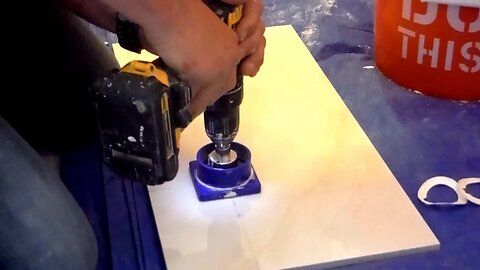 Easy Way to Cut a Hole in Tile! Wet/Dry Diamond Hole Saw