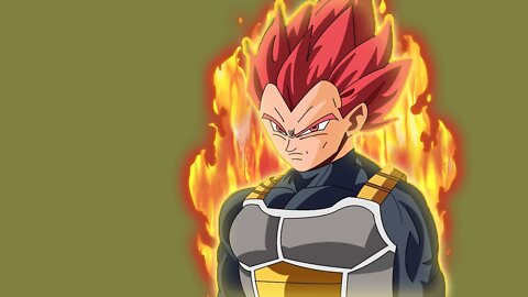 DESENHANDO O VEGETA SUPER SAIYAJIN GOD NO DRAGON BALL Z ANOS 90