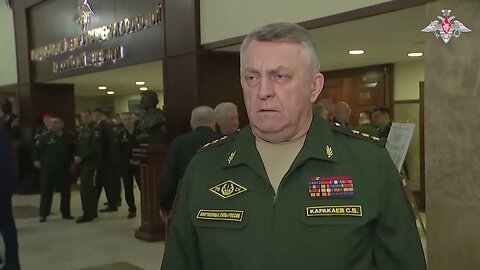 Sergei Karakaev, Commander of Strategic Rocket Forces, speaks about tasks accomplished during 2022