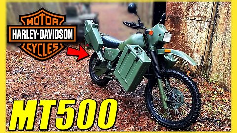 This Is A Harley ?!? // RARE MT500 Enduro Motorbike