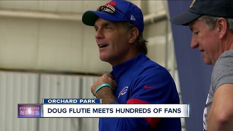 Bills Legend Doug Flutie meets hundreds of fans on game day