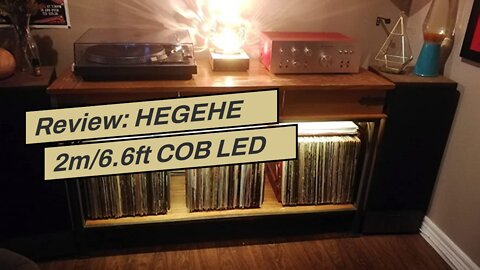 Review: HEGEHE 2m6.6ft COB LED Strip Lights, DC 5V 320 LEDsm Flexible Bendable FOB LED Rope L...