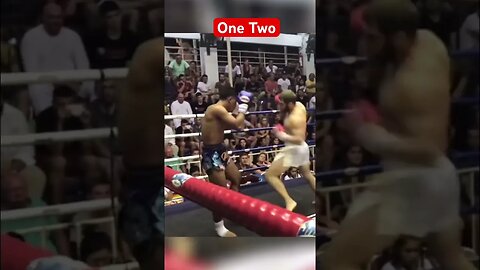 2 🥊 🥊 is all he need #shorts #youtubeshorts #saintpee #viral #music #mma #muaythai