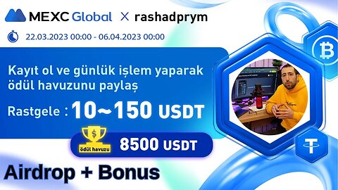 MEXC Bize Özel 8500 USDT Ödül Havuzu | MX Airdrop ve Bonus Fırsatını Kaçırmayın!