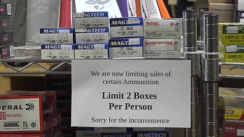 Local gun shops see an increased demand for ammo amid coronavirus concerns