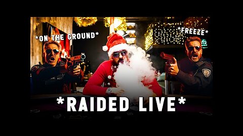 ANDREW TATE GETS CHRISTMAS RAIDED ＊LIVE＊