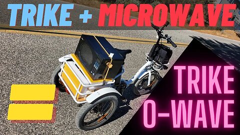 I put a MICROWAVE on my ELECTRIC BIKE